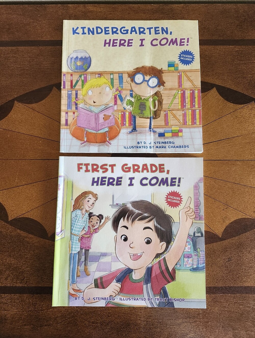 Kindergarten And First Grade Here I Come Paperback Book Bundle